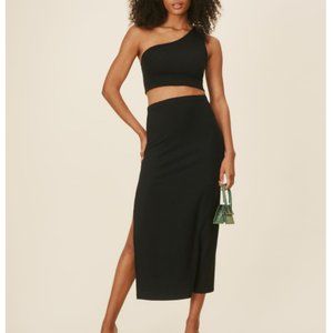 Reformation Francine Two Piece - Black